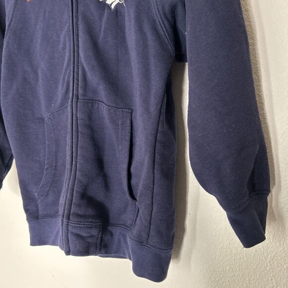 Denver Broncos NFL Team Apparel Kids Medium Zip Up Hoodie - Picture 3 of 8